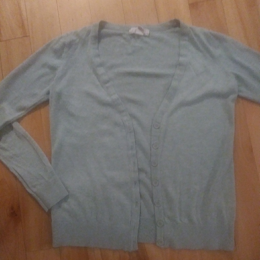 Seafoam green Forever 21 Cardigan